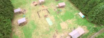 Vues aériennes du camp scout de la TSM de Wavre